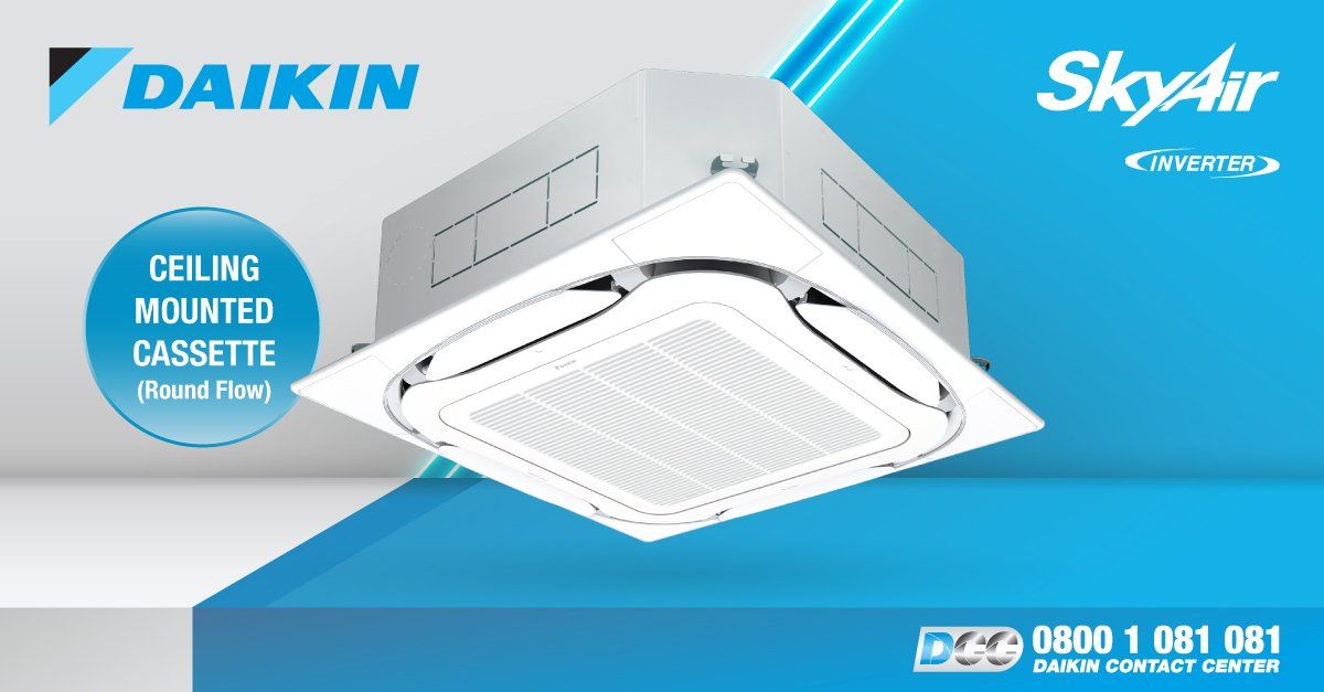 Sky Air CEILING MOUNTED CASSETTE ROUND FLOW Daikin Indonesia